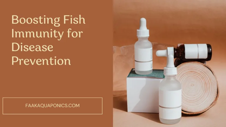 Boosting fish immunity