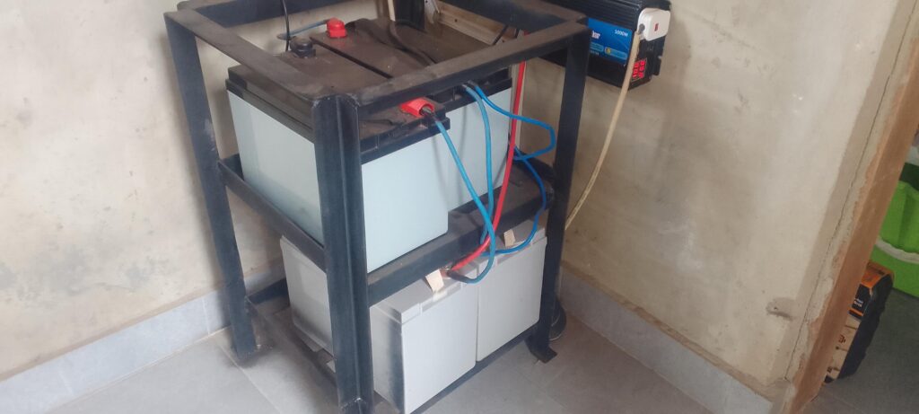 Solar Batteries used on my fish farm