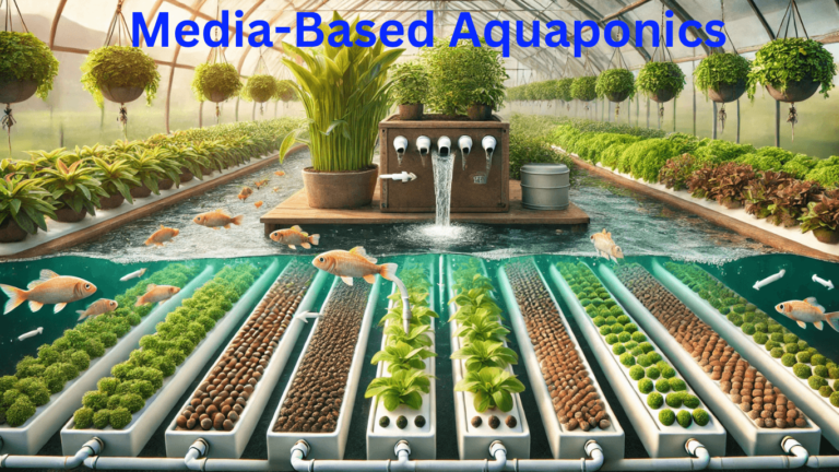 Media-based aquaponics